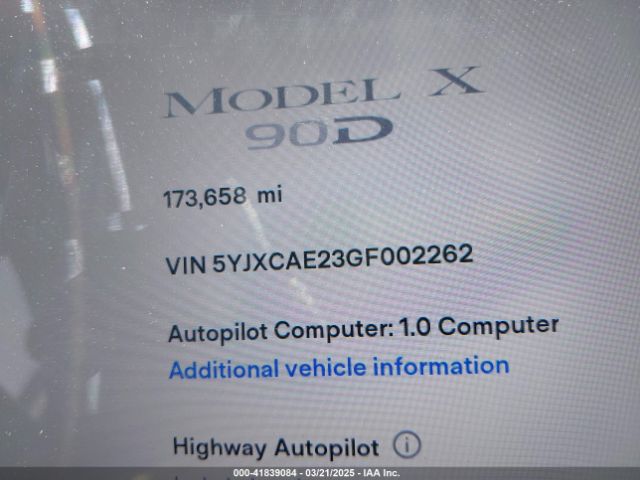 Tesla Model X 2016
