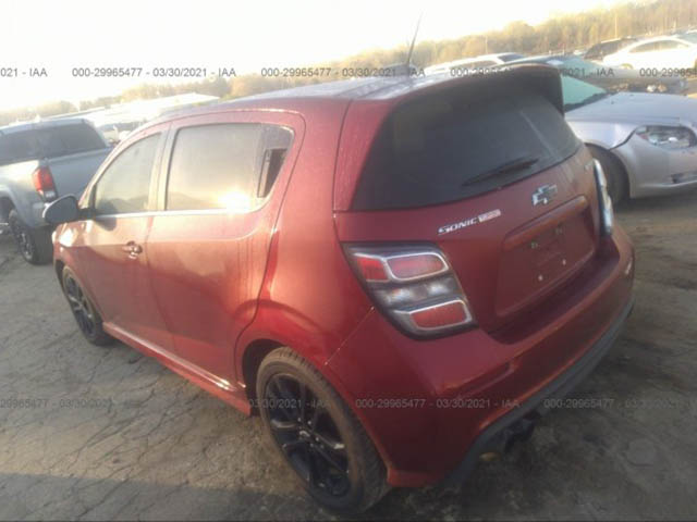 Chevrolet Sonic I Рестайлинг 2019